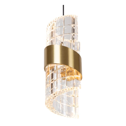 Lucide KLIGANDE - Pendant light - Ø 30 cm - LED Dim. - 5x8W 2700K - Matt Gold / Brass - detail 2